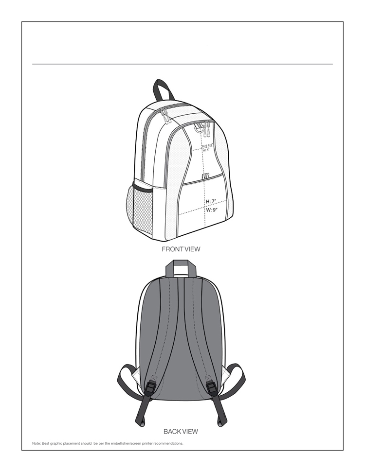 BG1020 Brutal Logo Backpack