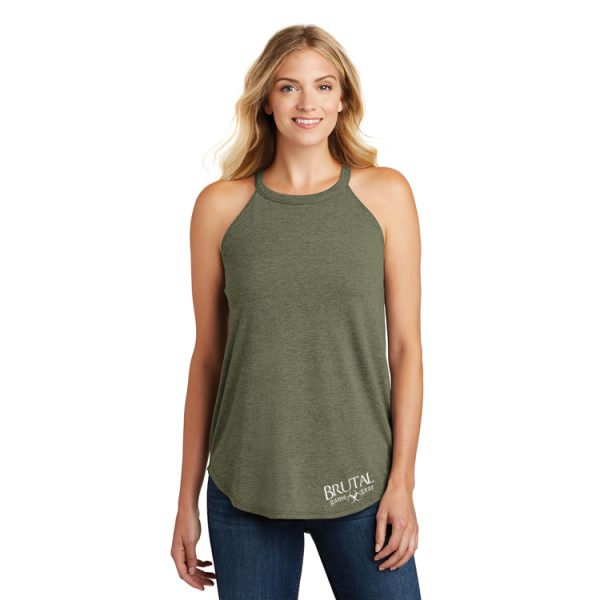 Brutal Logo Ladies Rocker Tank