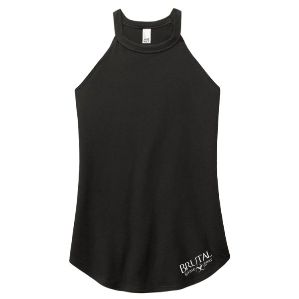 DT137L Brutal Logo Ladies Rocker Tank
