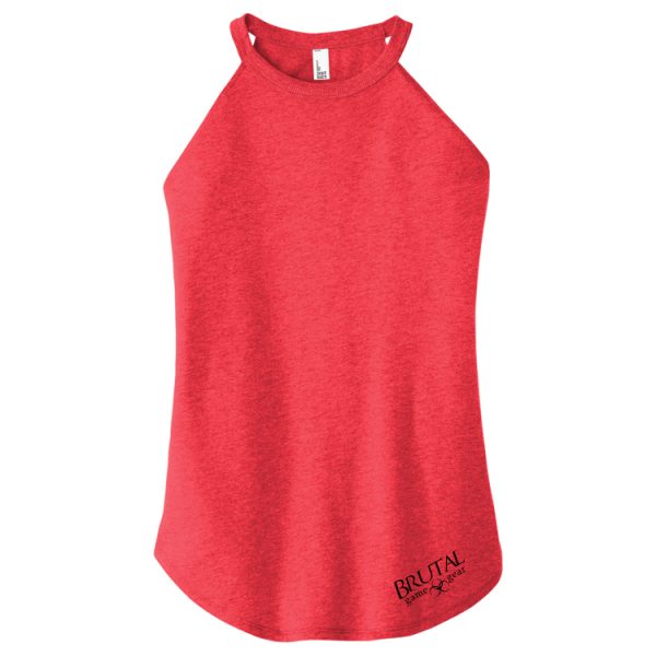 DT137L Brutal Logo Ladies Rocker Tank