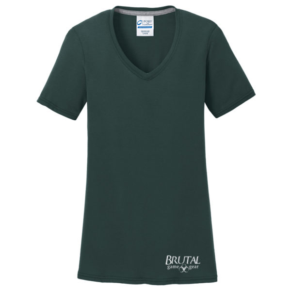 Brutal Logo Ladies VNeck Tee