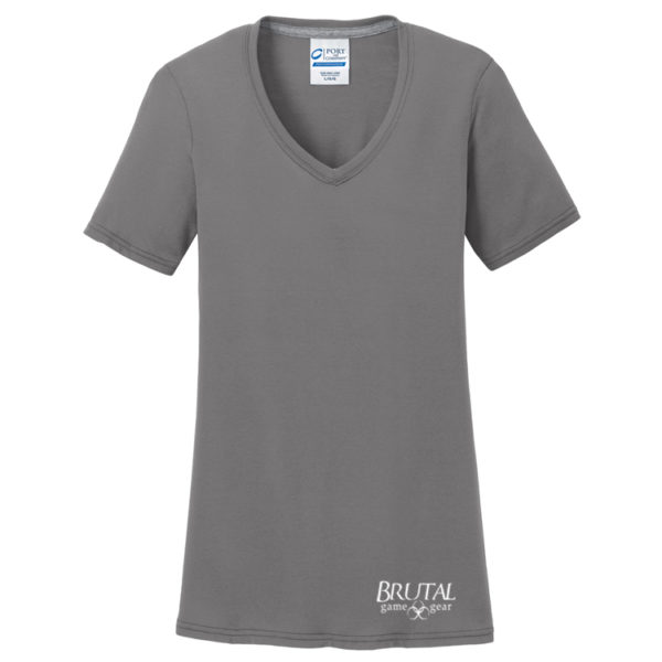 Brutal Logo Ladies VNeck Tee