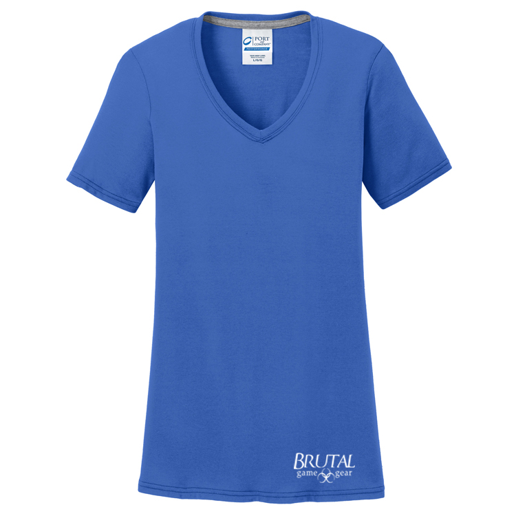Brutal Logo Ladies VNeck Tee