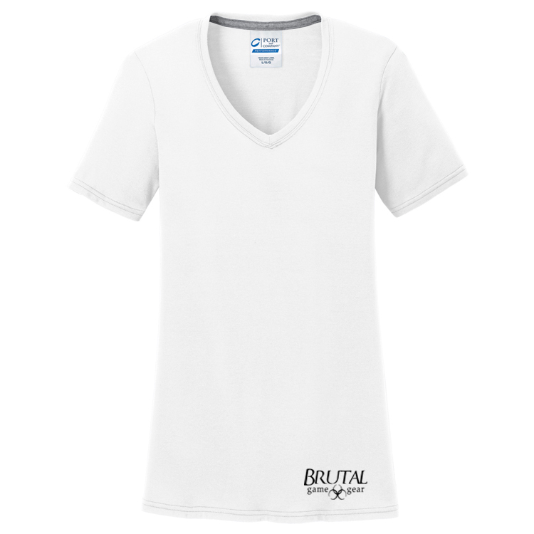 Brutal Logo Ladies VNeck Tee