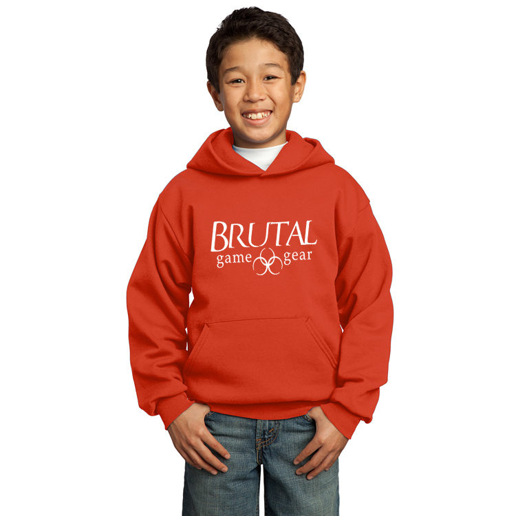 Brutal Logo Youth Pullover Hoodie