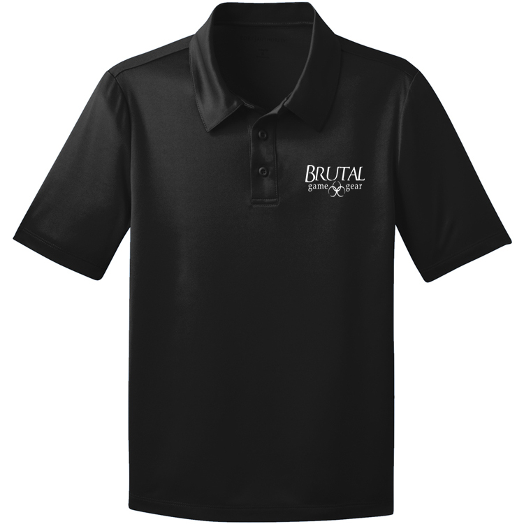 Brutal Logo Youth Silk Touch Polo