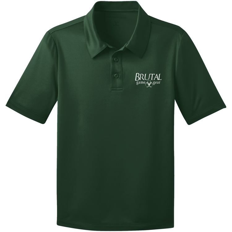 Brutal Logo Youth Silk Touch Polo