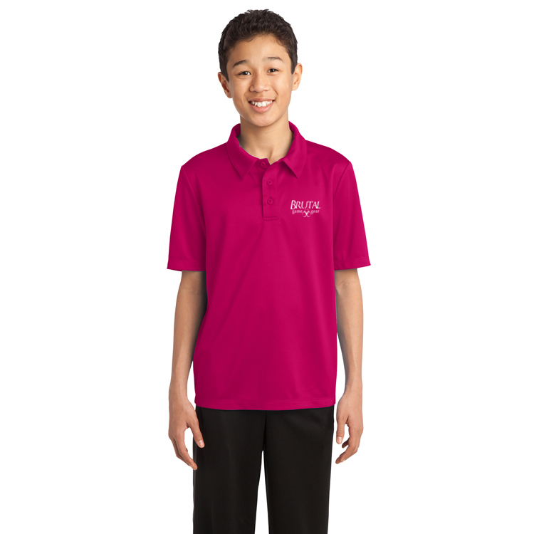 Brutal Logo Youth Silk Touch Polo