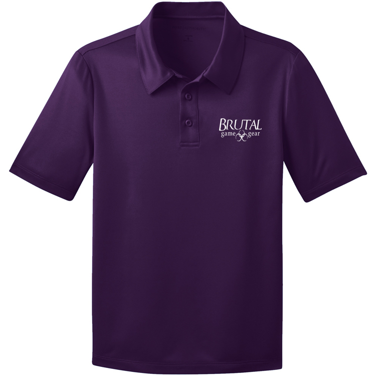 Brutal Logo Youth Silk Touch Polo