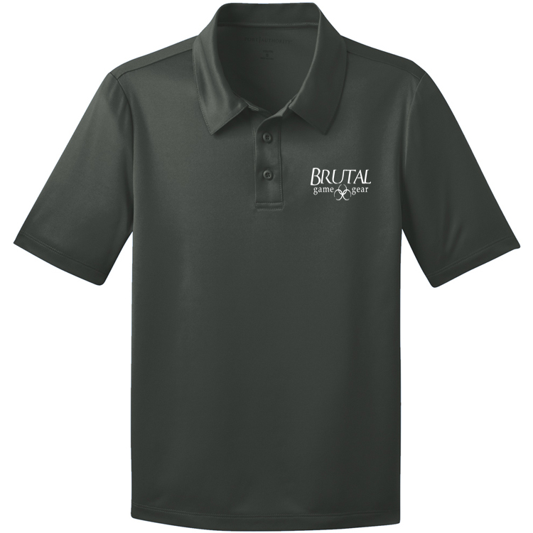 Brutal Logo Youth Silk Touch Polo