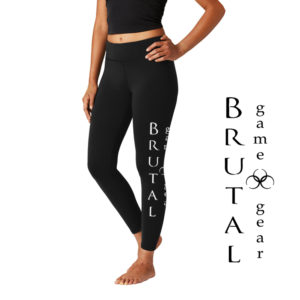 LPST891 Brutal Logo Full Length Ladies Yoga Pant