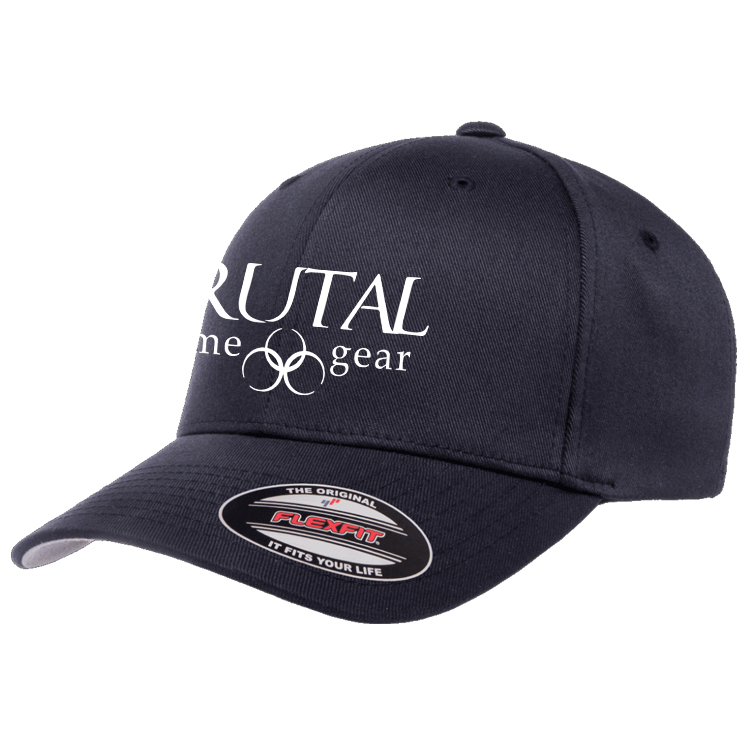 6277XX Brutal Logo XXL FlexFit Cotton Blend Ball Cap