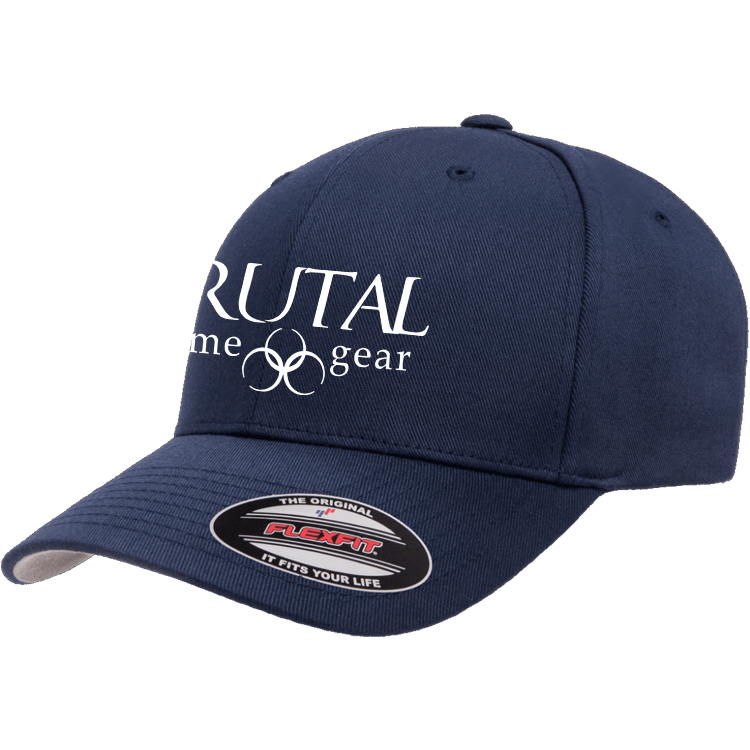6277XX Brutal Logo XXL FlexFit Cotton Blend Ball Cap