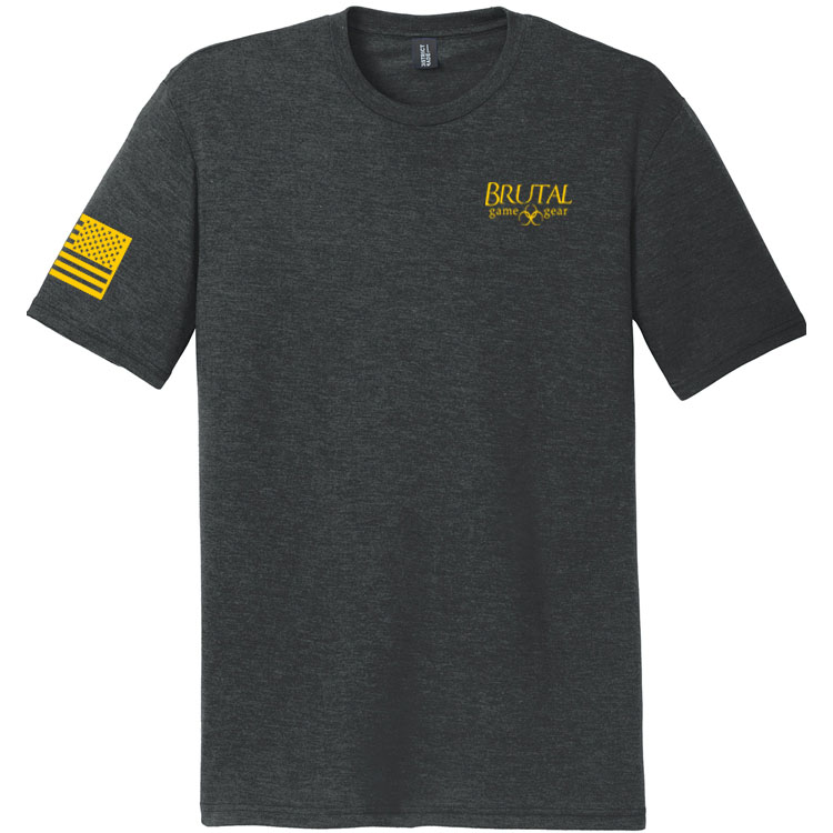 USPAT1 Brutal Logo Ultrasoft Patriot Tee