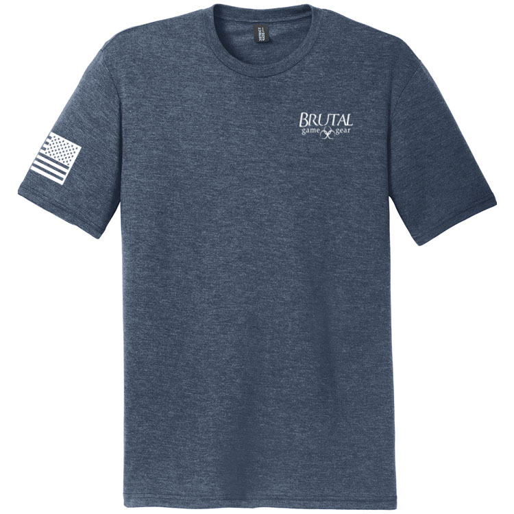 USPAT1 Brutal Logo Ultrasoft Patriot Tee