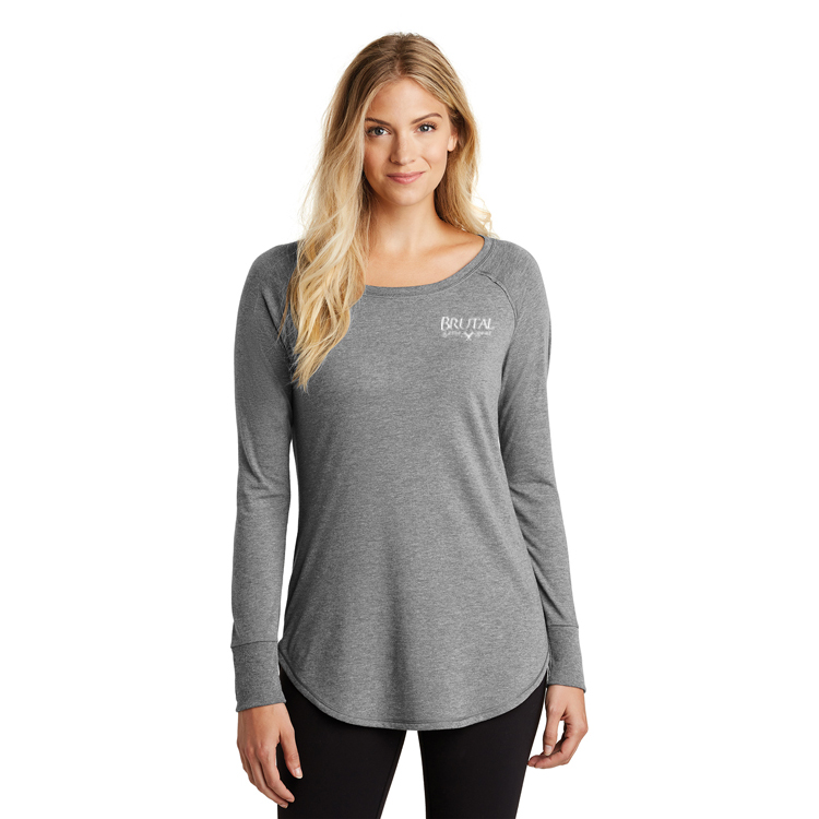 Brutal Logo Ladies Ultrasoft Long Sleeve Tunic