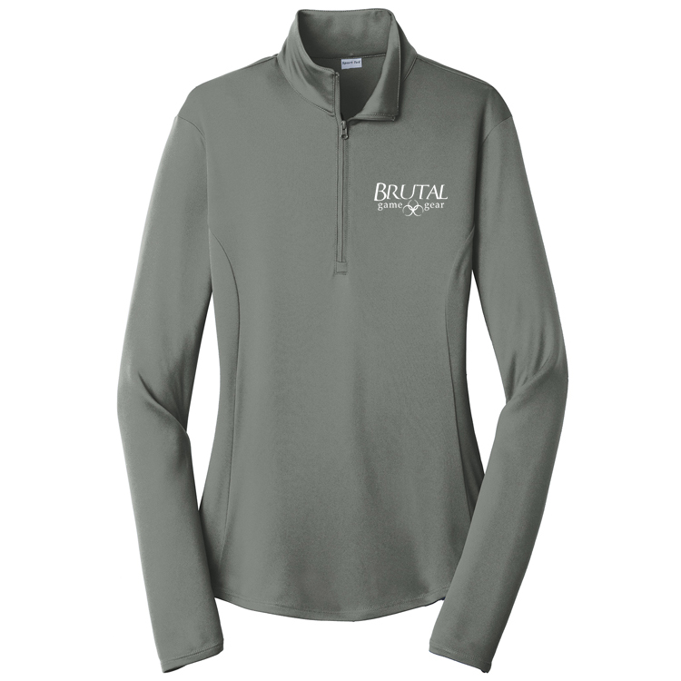 LST357 Competitor Quarter Zip Ladies Shirt