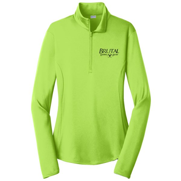 LST357 Competitor Quarter Zip Ladies Shirt