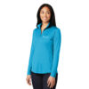 LST357 Competitor Quarter Zip Ladies Shirt