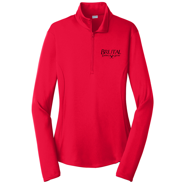 LST357 Competitor Quarter Zip Ladies Shirt
