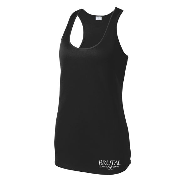 LST356 Brutal Logo Posicharge Competitor Racerback Tank