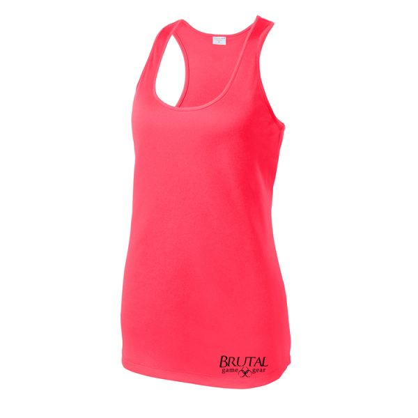 LST356 Brutal Logo Posicharge Competitor Racerback Tank
