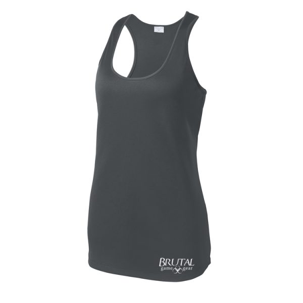 LST356 Brutal Logo Posicharge Competitor Racerback Tank