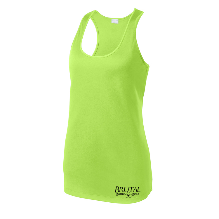 LST356 Brutal Logo Posicharge Competitor Racerback Tank