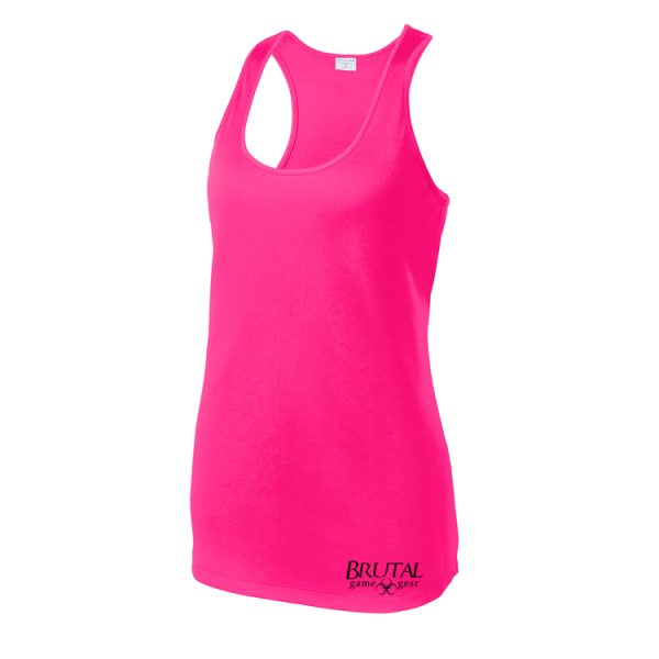 LST356 Brutal Logo Posicharge Competitor Racerback Tank