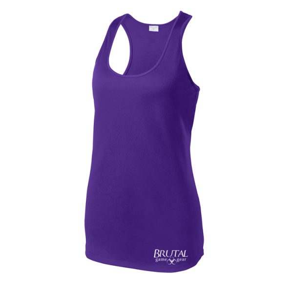 LST356 Brutal Logo Posicharge Competitor Racerback Tank