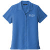 LW400 Brutal Logo Ladies Short Sleeve Button Up Bowler