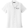 LW400 Brutal Logo Ladies Short Sleeve Button Up Bowler