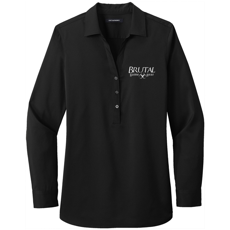 LW680 Ladies City Stretch Long Sleeve Dress Shirt