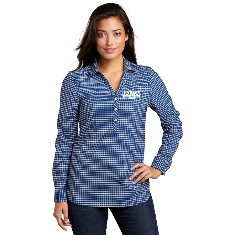 LW680 Ladies City Stretch Long Sleeve Dress Shirt