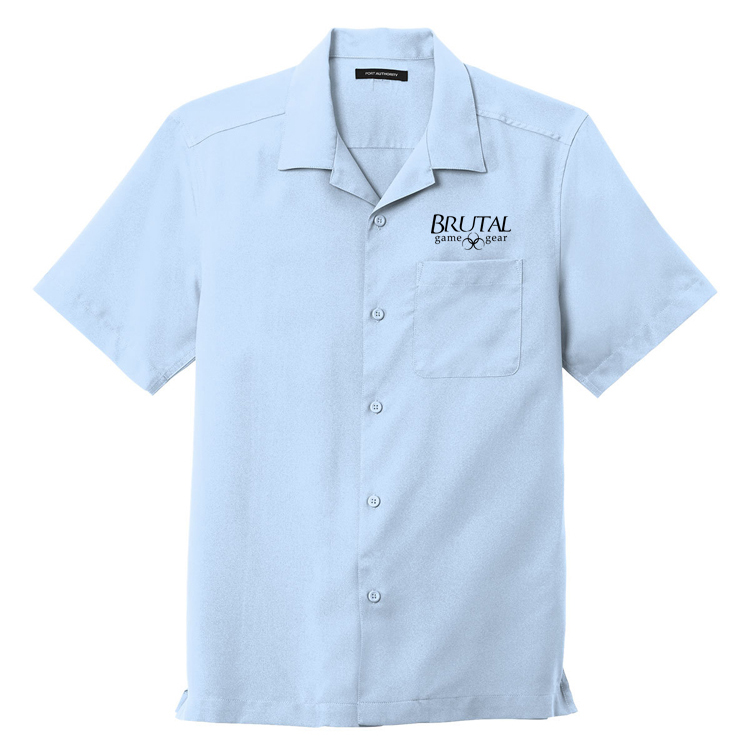 W400 Brutal Logo Short Sleeve Button Up Bowler