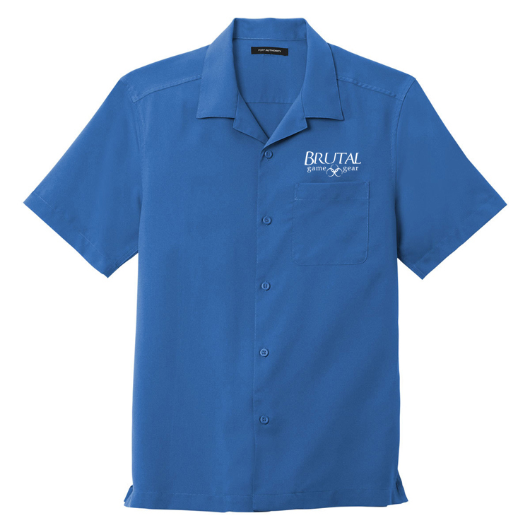 W400 Brutal Logo Short Sleeve Button Up Bowler