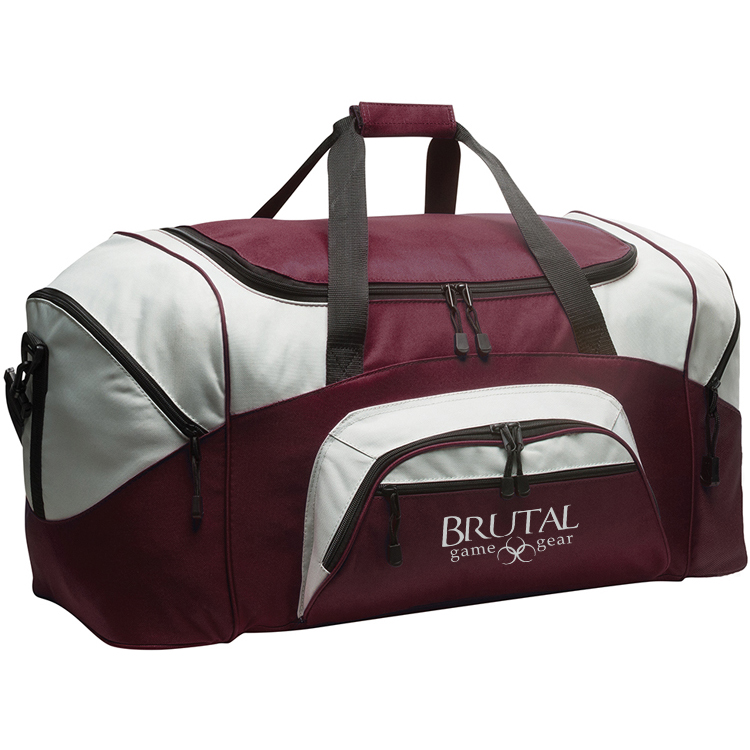 BG99 Brutal Logo Standard Colorblock Sport Duffel