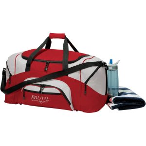BG99 Brutal Logo Standard Colorblock Sport Duffel
