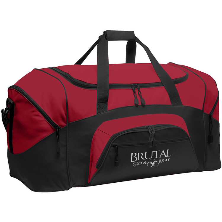 BG99 Brutal Logo Standard Colorblock Sport Duffel