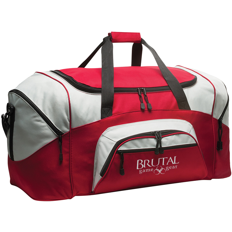 BG99 Brutal Logo Standard Colorblock Sport Duffel
