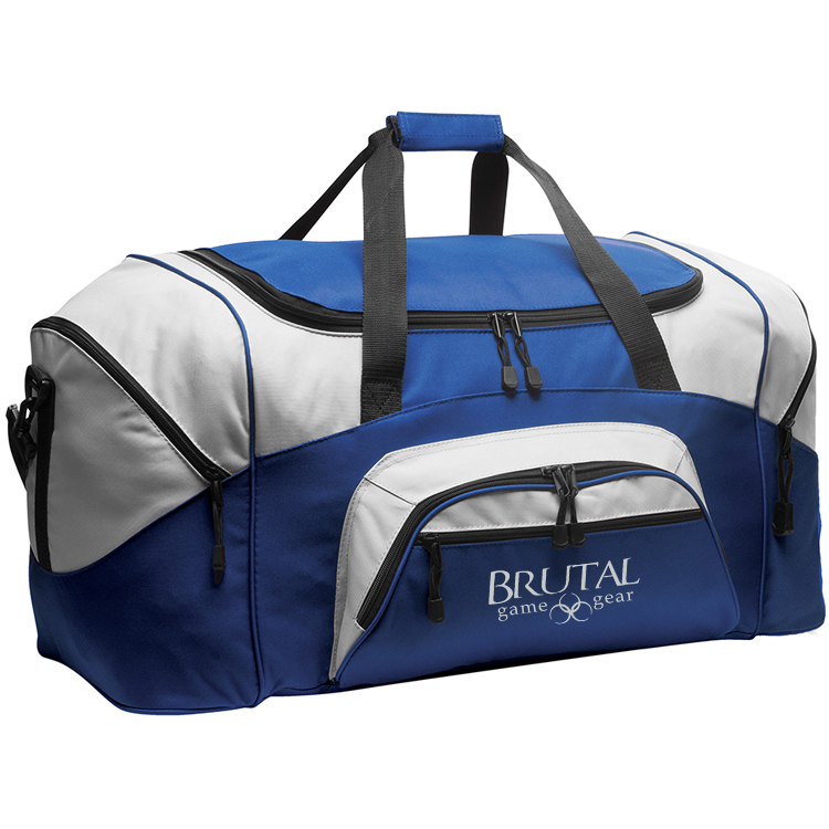 BG99 Brutal Logo Standard Colorblock Sport Duffel