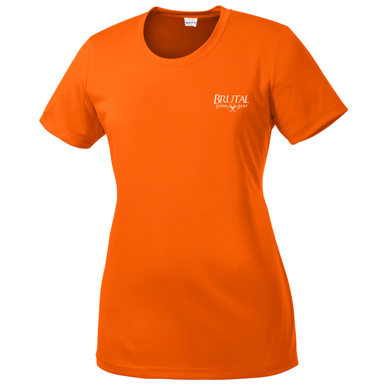 LST350 Brutal Logo Ladies Posicharge Competitor Tee
