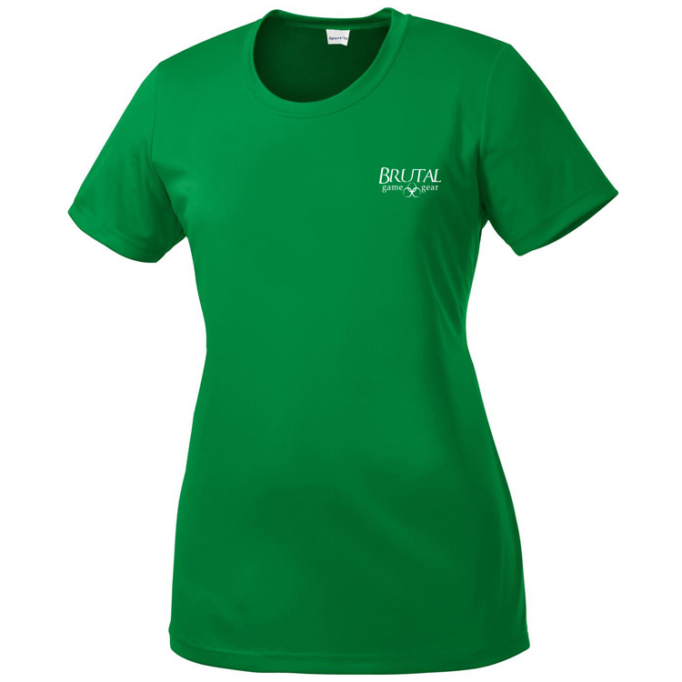 LST350 Brutal Logo Ladies Posicharge Competitor Tee