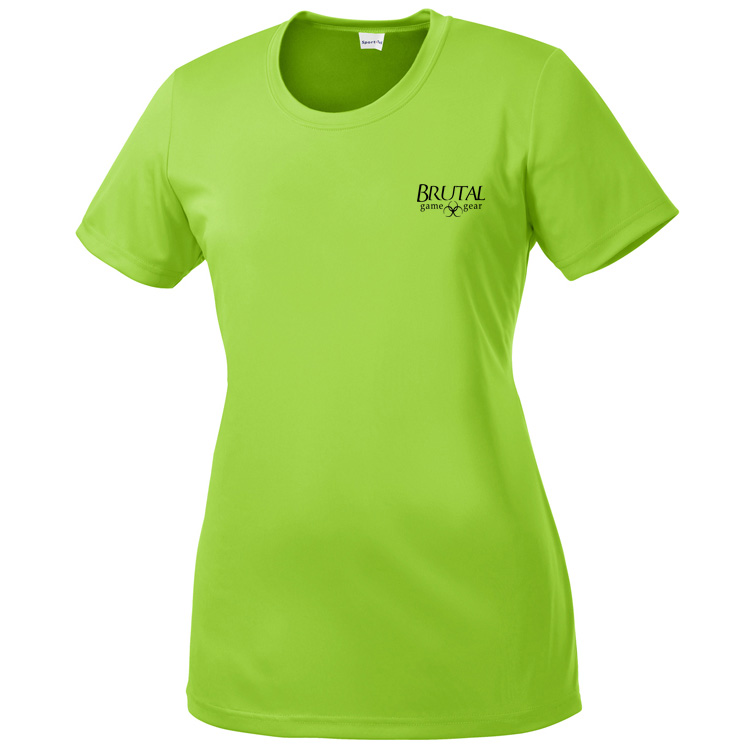 LST350 Brutal Logo Ladies Posicharge Competitor Tee