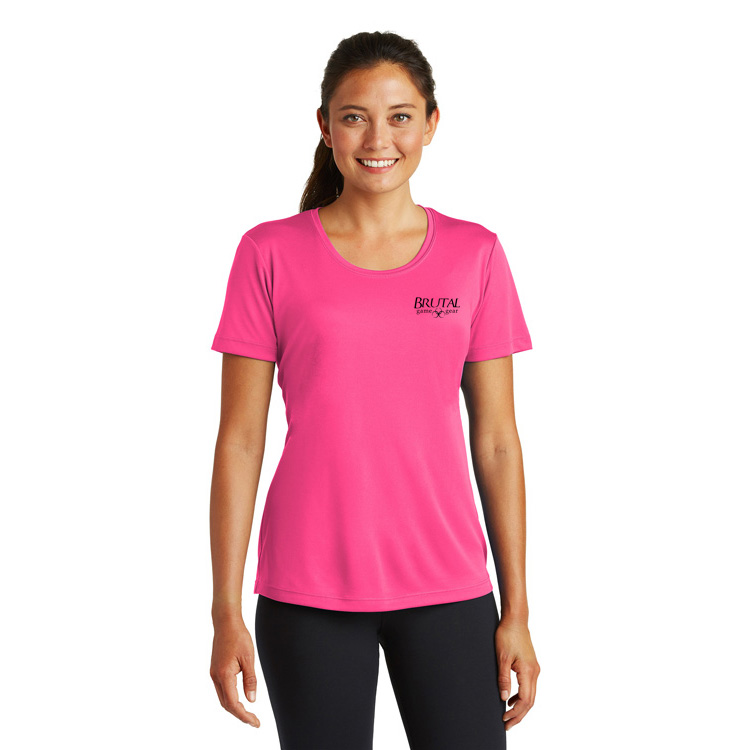 LST350 Brutal Logo Ladies Posicharge Competitor Tee