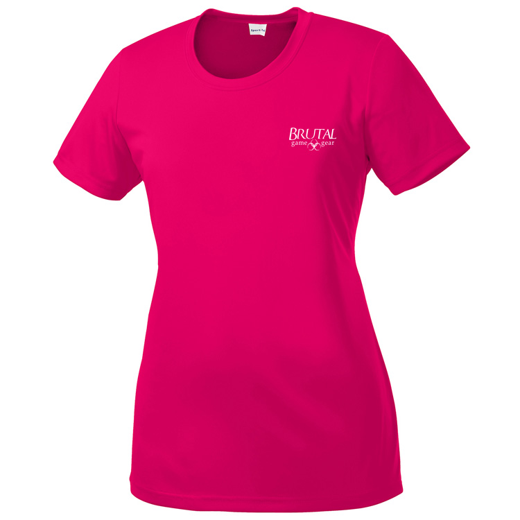 LST350 Brutal Logo Ladies Posicharge Competitor Tee