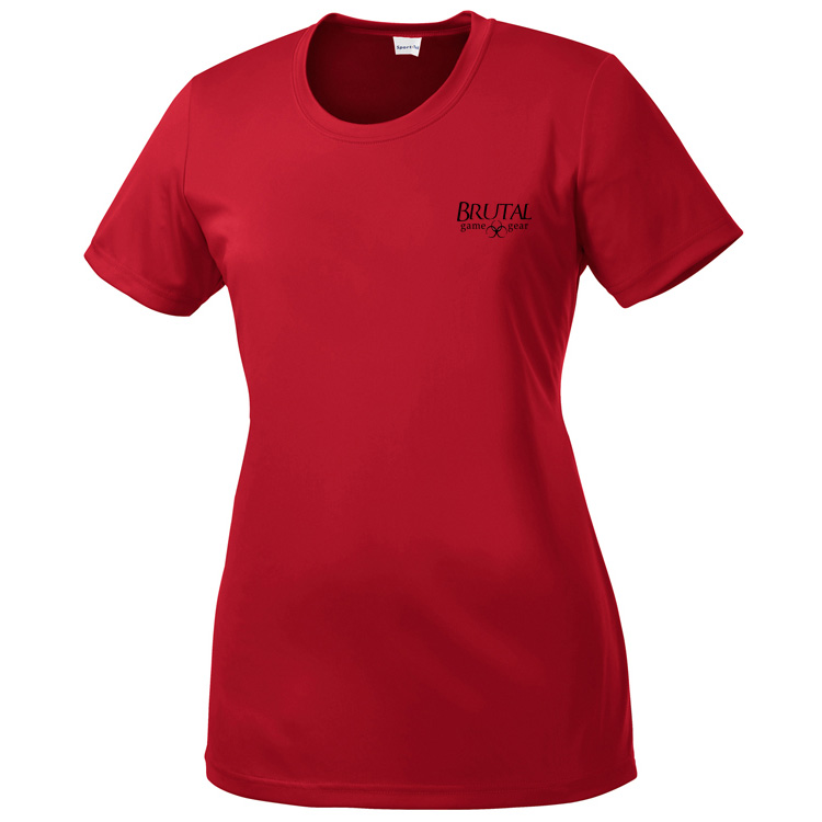 LST350 Brutal Logo Ladies Posicharge Competitor Tee