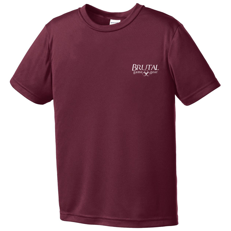 YST350 Brutal Logo Youth Posicharge Competitor Tee