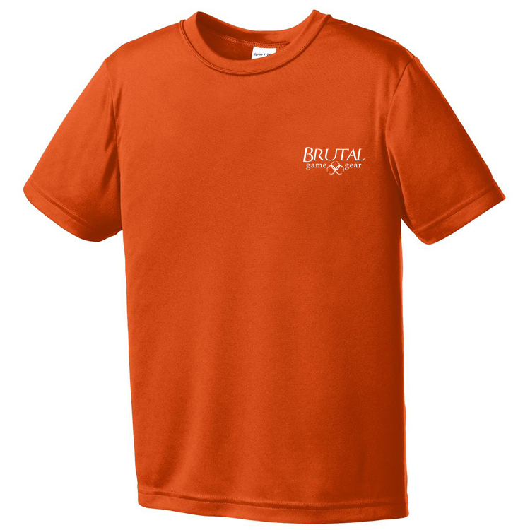 YST350 Brutal Logo Youth Posicharge Competitor Tee