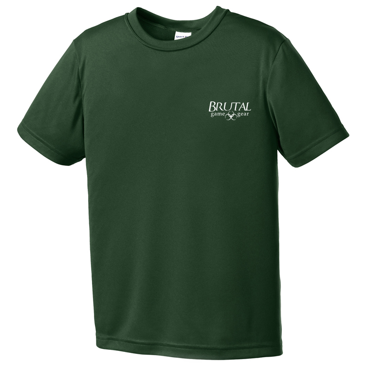 YST350 Brutal Logo Youth Posicharge Competitor Tee